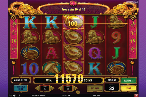 Golden Legend Slot Review & Where Best To Play | Play'n GO