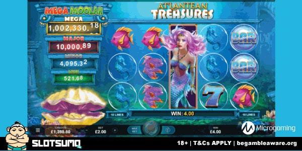 Atlantean Treasures Mega Moolah